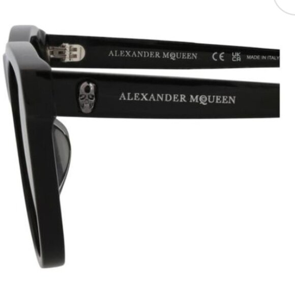 Alexander McQueen Square-Frame Acetate Sunglasses Black Unisex-Adult main image 4